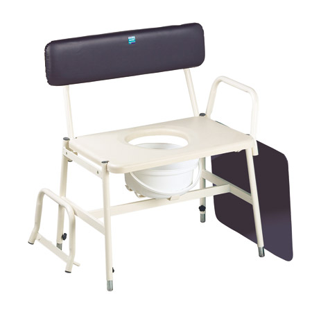 Bariatric Commode with Adjustable Arms & Legs
