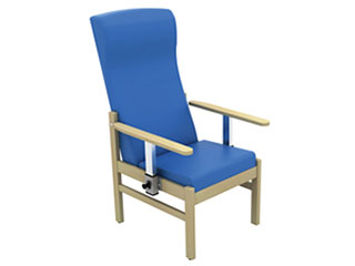 High-Back Arm Chair with Drop Arms