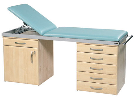 Specialist Couch System with One Drawerline Unit & One Drawer Pack in Cool Blue Finish
