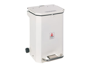 Hands Free Bin with White Lid - General use
