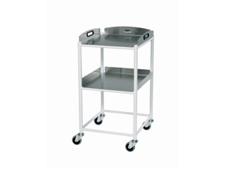 Dressing Trolley - 2 Stainless Steel Trays