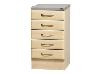 500mm 5 Drawer Pack (without locks) - Maple