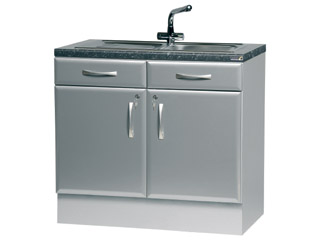 1000mm Sink Unit (excluding sink/taps) - Titanium