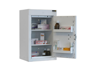 Controlled Drug Cabinet 50 Litre with 2 shelves/2 trays, one door