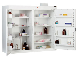 Medicine Cabinets with Controlled Drug Inner
