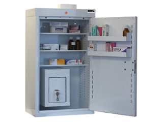 Medicine Cabinet 127 Litre with 17 Litre Inner Drug Cabinet