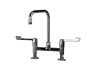 Traditional Swan Neck Mixer Lever Tap