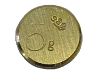 Brass Disc Weight   5g