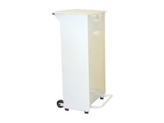 Fire Retardant Bodied Sack Holder - 80 Litre with White Body & Lid